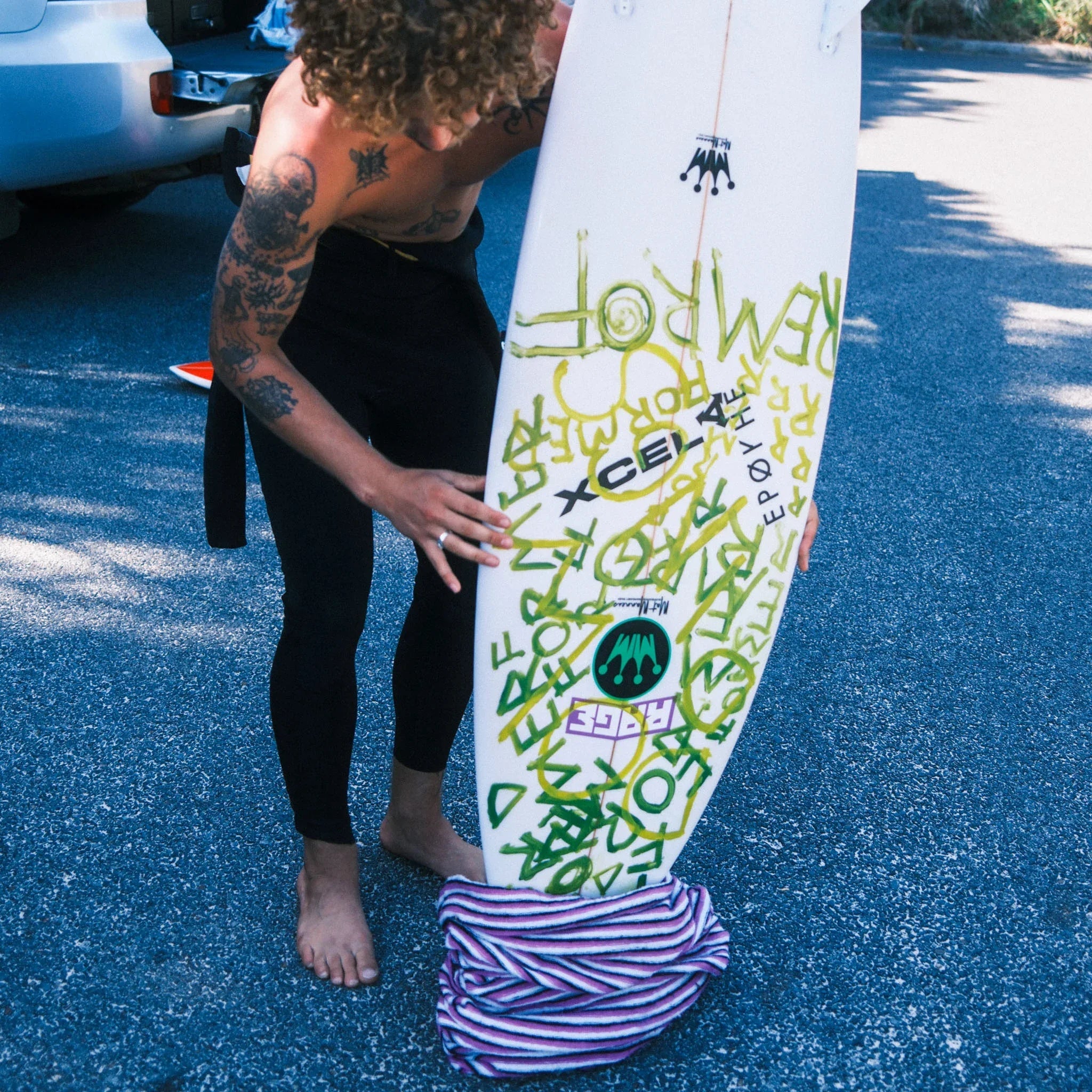 Rage Board Sock - Close Up