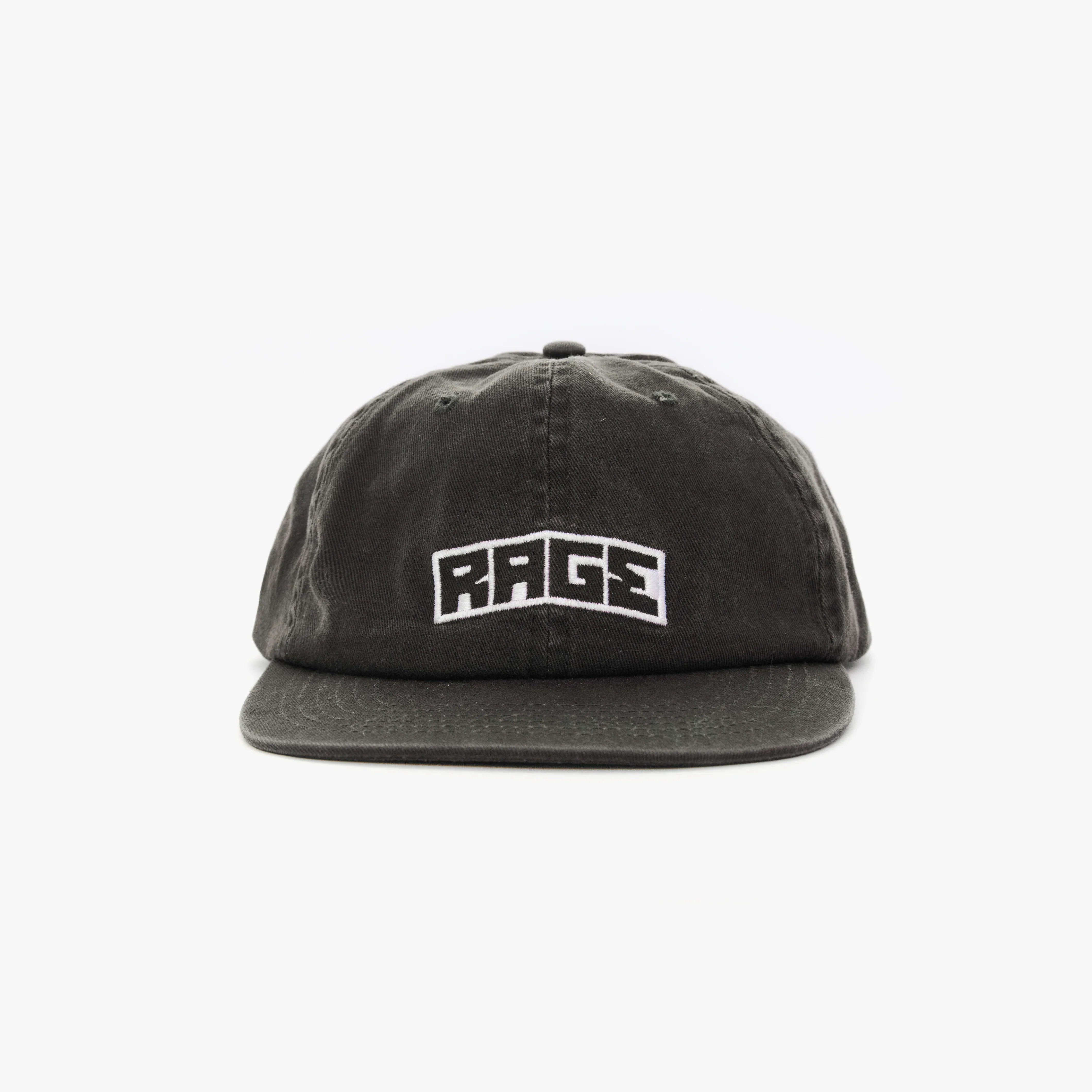 Rage Logo Cap Black - Close Up