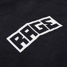 Rage Logo Hoodie Black - Back View