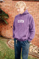 Rage Logo Hoodie Purple - Back View