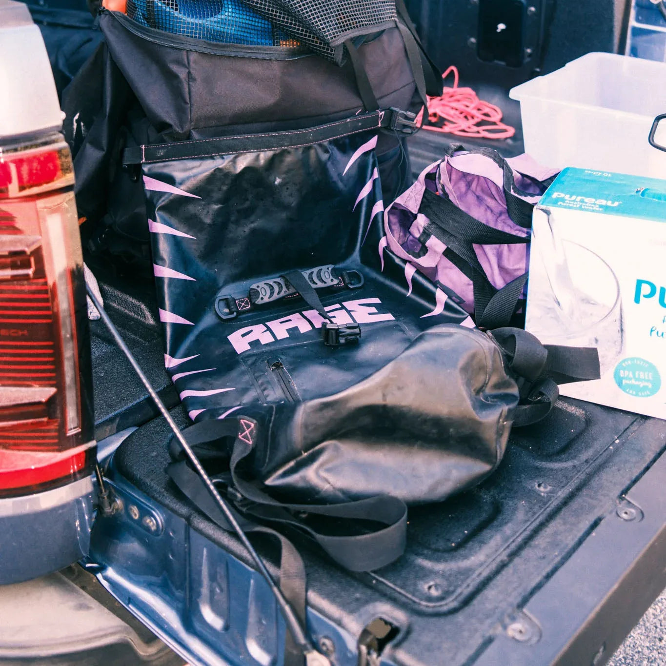 Rage Wet Dry Backpack - Close Up