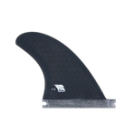 6-4 Rear Quad - Futures Compatible (Hexcore) surfboard fin in Smoke Hexcore by True Ames - Pemulis Water & Power