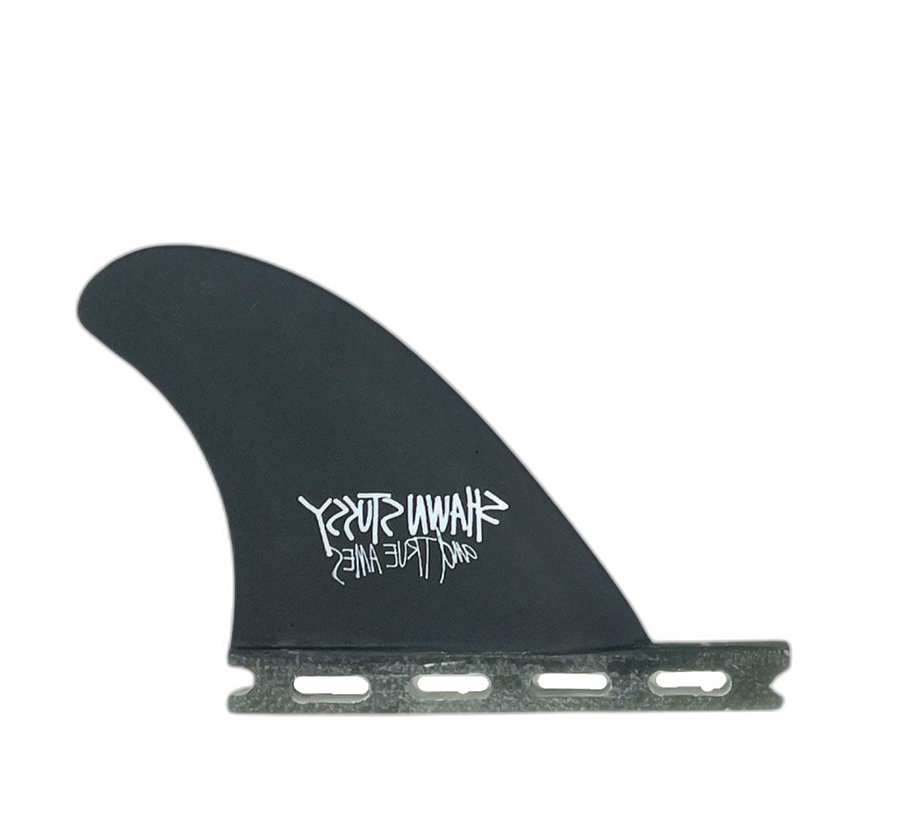 Stüssy Hitch Hiker - Futures Compatible (Hexcore) surfboard fin in Smk by True Ames - Pemulis Water & Power