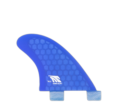 Side Bite 3.25 - FCS Compatible (Hexcore) surfboard fin in Blue Hexcore by True Ames - Pemulis Water & Power