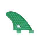 Side Bite 3.25 - FCS Compatible (Hexcore) surfboard fin in Green Hexcore by True Ames - Pemulis Water & Power