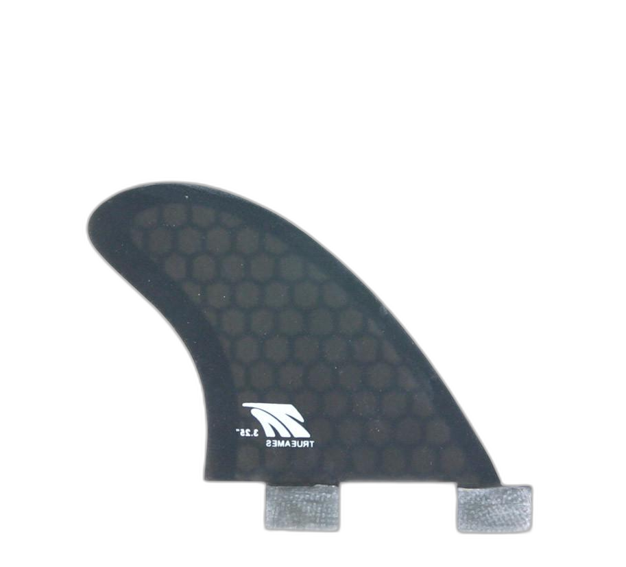 Side Bite 3.25 - FCS Compatible (Hexcore) surfboard fin in Smoke Hexcore by True Ames - Pemulis Water & Power