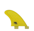 Side Bite 3.25 - FCS Compatible (Hexcore) surfboard fin in Yellow Hexcore by True Ames - Pemulis Water & Power
