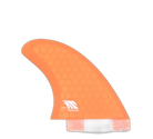 Side Bite 3.7 - FCS Compatible (Hexcore) surfboard fin in Orange Hexcore by True Ames - Pemulis Water & Power