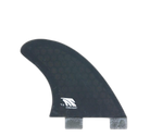Side Bite 3.7 - FCS Compatible (Hexcore) surfboard fin in Smoke Hexcore by True Ames - Pemulis Water & Power