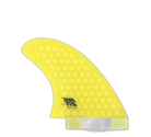 Side Bite 3.7 - FCS Compatible (Hexcore) surfboard fin in Yellow Hexcore by True Ames - Pemulis Water & Power