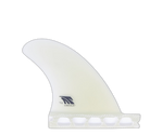 Side Bite 3.7 - Futures Compatible (Solid Fiberglass) surfboard fin in Clear by True Ames - Pemulis Water & Power