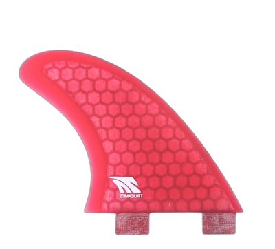 Side Bite 4.0 - FCS Compatible (Hexcore) surfboard fin in Red Hexcore by True Ames - Pemulis Water & Power