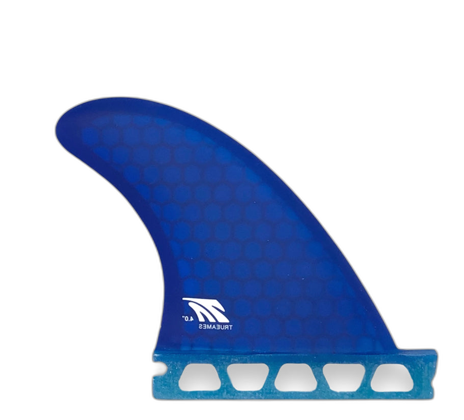 Side Bite 4.0 - Futures Compatible (Hexcore) surfboard fin in Blu by True Ames - Pemulis Water & Power