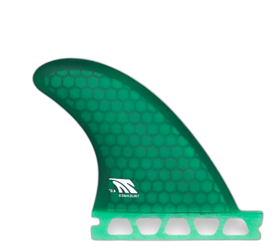 Side Bite 4.0 - Futures Compatible (Hexcore) surfboard fin in Grn by True Ames - Pemulis Water & Power