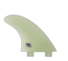 Side Bite 4.35 - FCS Compatible (Solid Fiberglass) surfboard fin in Clr by True Ames - Pemulis Water & Power