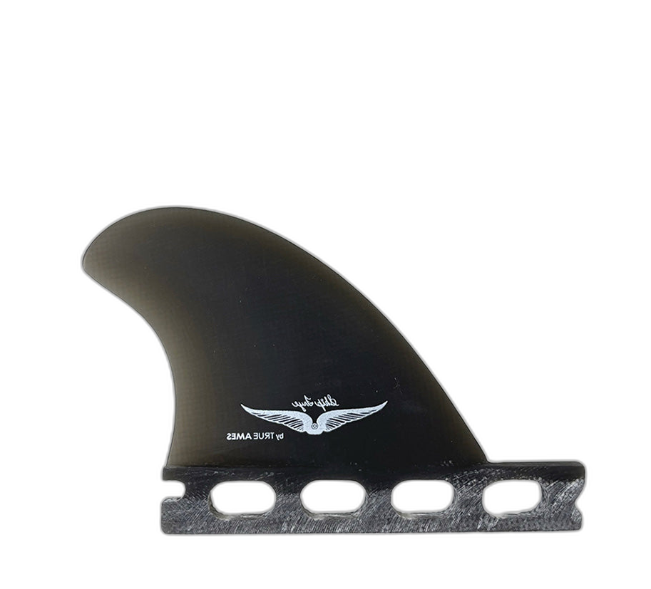 Skip Frye Side Bites 2.75" - Futures Compatible (Solid Fiberglass) surfboard fin in Smk by True Ames - Pemulis Water & Power