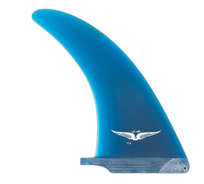 Skip Frye surfboard fin in Blue by True Ames - Pemulis Water & Power