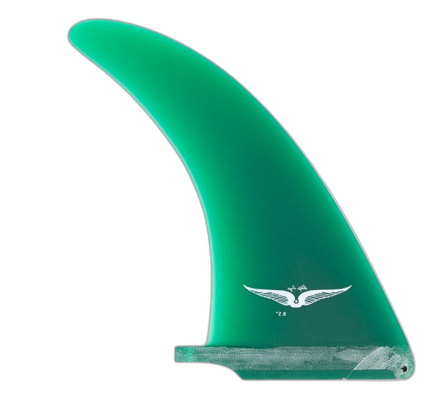 Skip Frye surfboard fin in Green by True Ames - Pemulis Water & Power