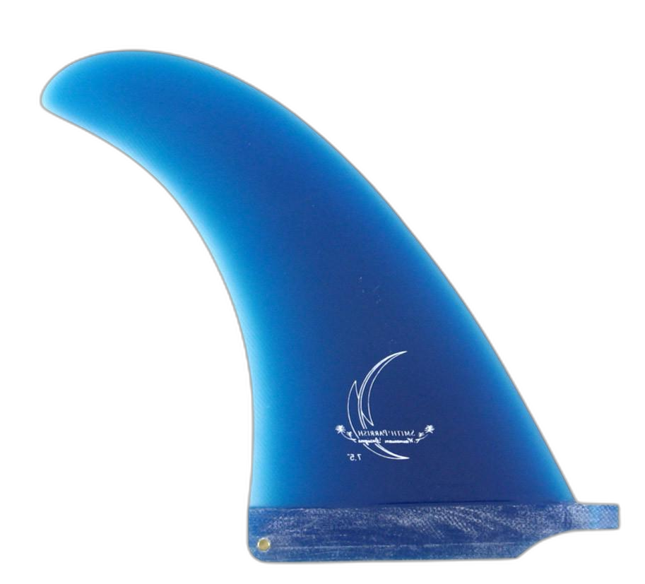 Smith / Parrish Full Base surfboard fin in Blue by True Ames - Pemulis Water & Power