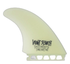 Stüssy Power Twin - Futures Compatible (Solid Fiberglass) surfboard fin in Clr by True Ames - Pemulis Water & Power