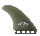 Stüssy Roots Twin - Futures Compatible (Solid Fiberglass) surfboard fin in Smoke by True Ames - Pemulis Water & Power