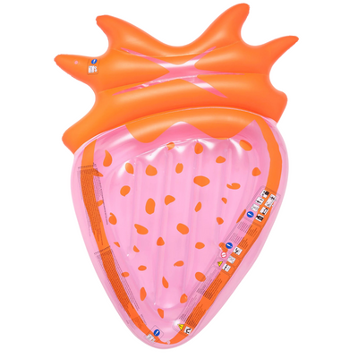 Sunnylife Sunnylife - Luxe Lie-On Pool Float Strawberry Pink Berry