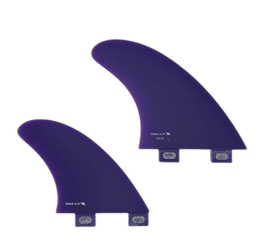 True Ames Quad - FCS Compatible (Solid Fiberglass) surfboard fin in Pur by True Ames - Pemulis Water & Power