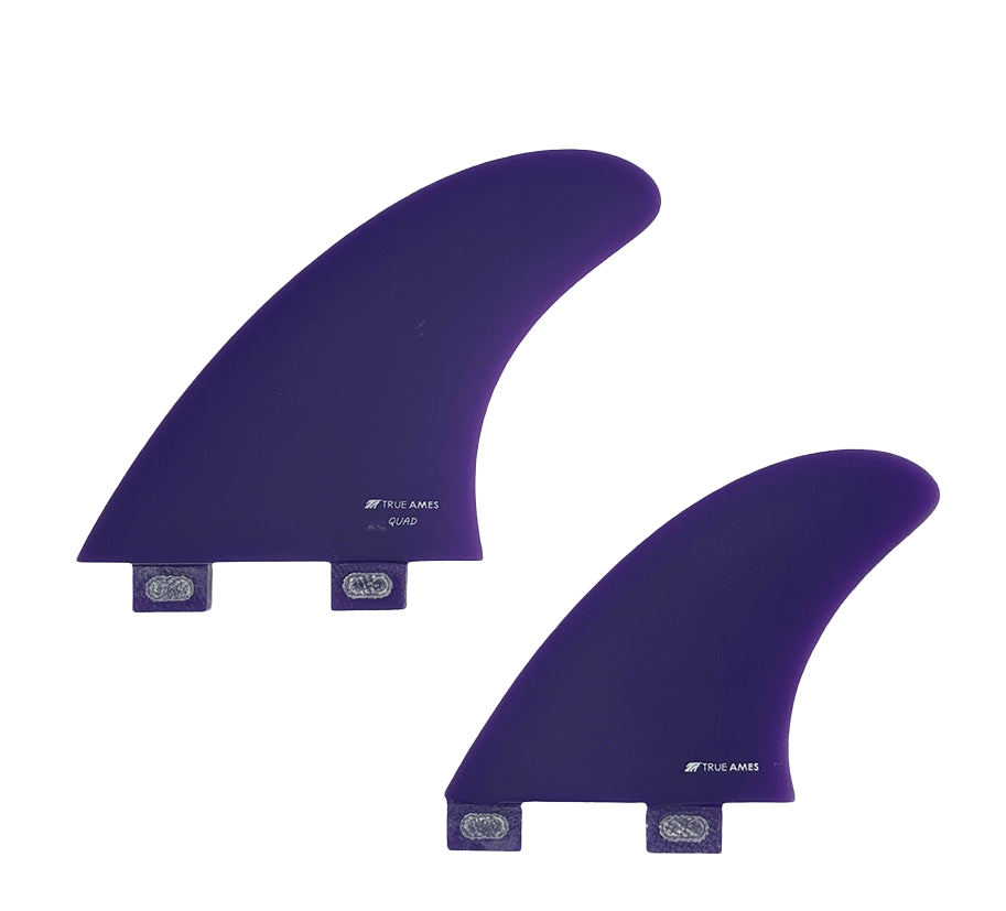 True Ames Quad - FCS Compatible (Solid Fiberglass)