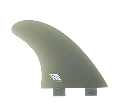 True Ames Thruster - FCS Compatible (Solid Fiberglass) surfboard fin in Smk by True Ames - Pemulis Water & Power