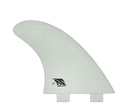 True Ames Thruster - FCS Compatible (Solid Fiberglass) surfboard fin in Wht by True Ames - Pemulis Water & Power