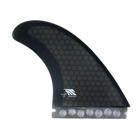 TA Twin 5.1 - Futures Compatible (Hexcore) surfboard fin in Smoke Hexcore by True Ames - Pemulis Water & Power