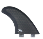 TA Twin 5.1 - FCS Compatible (Hexcore) surfboard fin in Smoke Hexcore by True Ames - Pemulis Water & Power