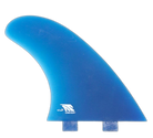 TA Twin - FCS Compatible (Solid Fiberglass) surfboard fin in Blue by True Ames - Pemulis Water & Power