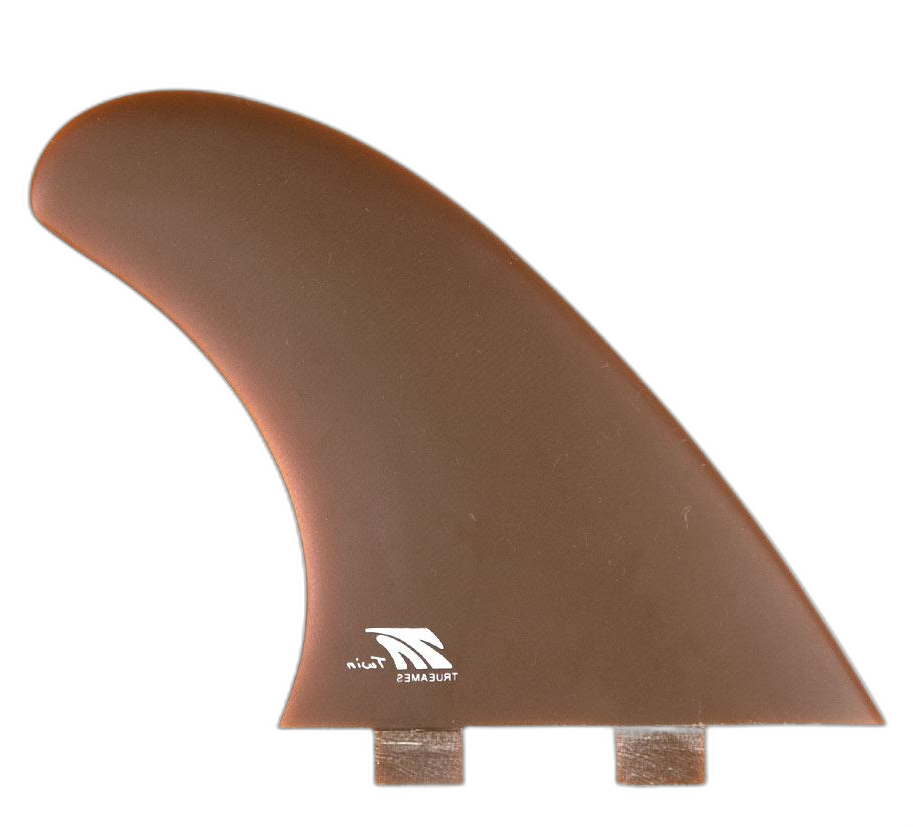 TA Twin - FCS Compatible (Solid Fiberglass) surfboard fin in Kelp by True Ames - Pemulis Water & Power
