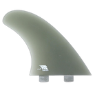 TA Twin - FCS Compatible (Solid Fiberglass) surfboard fin in Smoke by True Ames - Pemulis Water & Power