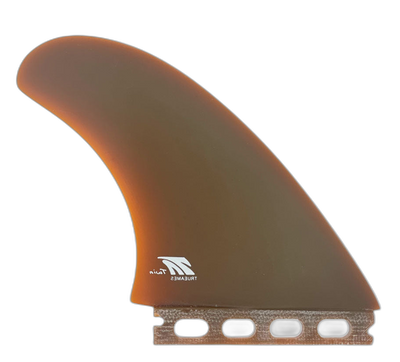 TA Twin - Futures Compatible (Solid Fiberglass) surfboard fin in Klp by True Ames - Pemulis Water & Power