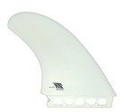 TA Twin - Futures Compatible (Solid Fiberglass) surfboard fin in White by True Ames - Pemulis Water & Power
