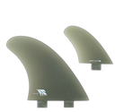 TA Twinzer - FCS Compatible (Solid Fiberglass) surfboard fin in Smk by True Ames - Pemulis Water & Power