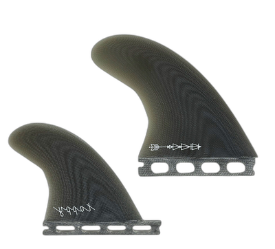 Tappy Quad - Futures Compatible (Solid Fiberglass) surfboard fin in Quad by True Ames - Pemulis Water & Power
