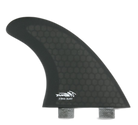 Timmy Patterson Tri - FCS Compatible (Hexcore) surfboard fin in Smoke Hexcore by True Ames - Pemulis Water & Power