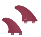 Timmy Patterson Quad - FCS Compatible (Solid Fiberglass) surfboard fin in Fuchsia by True Ames - Pemulis Water & Power