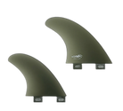 Timmy Patterson Quad - FCS Compatible (Solid Fiberglass) surfboard fin in Smk by True Ames - Pemulis Water & Power