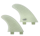 Timmy Patterson Quad - FCS Compatible (Hexcore) surfboard fin in Clear Hexcore by True Ames - Pemulis Water & Power