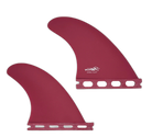 Timmy Patterson Quad - Futures Compatible (Solid Fiberglass) surfboard fin in Fuchsia by True Ames - Pemulis Water & Power