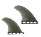 Timmy Patterson Quad - Futures Compatible (Solid Fiberglass) surfboard fin in Smk by True Ames - Pemulis Water & Power