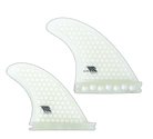 Timmy Patterson Quad - Futures Compatible (Hexcore) surfboard fin in Clear Hexcore by True Ames - Pemulis Water & Power