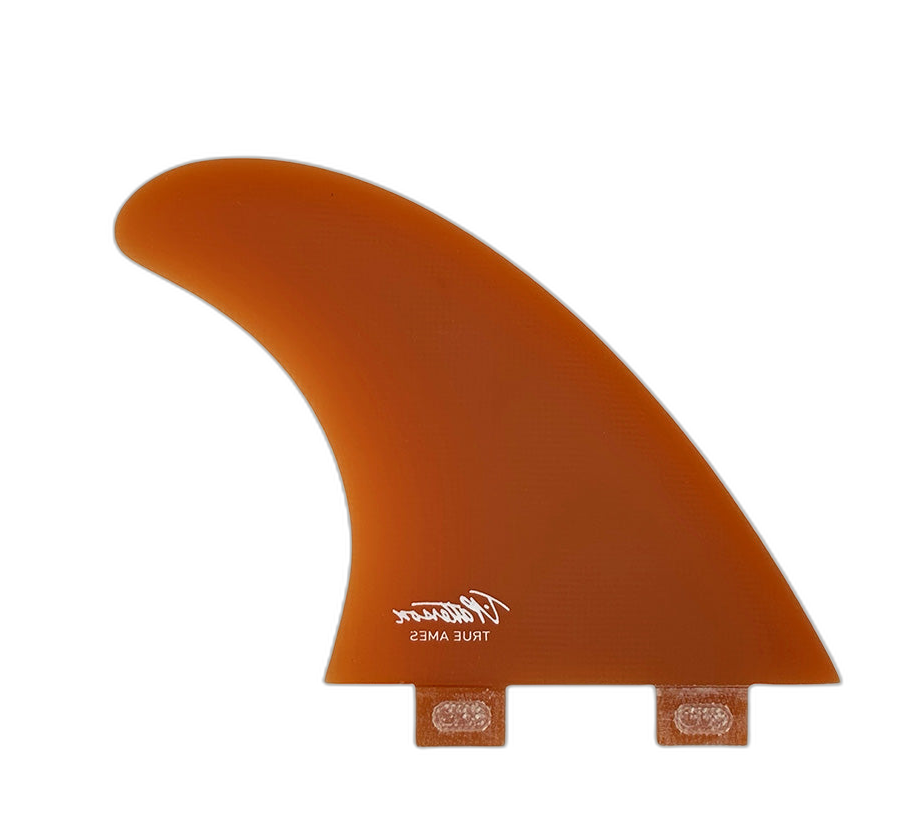 Timmy Patterson Tri - FCS Compatible (Solid Fiberglass) surfboard fin in Org by True Ames - Pemulis Water & Power