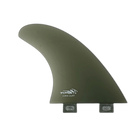 Timmy Patterson Tri - FCS Compatible (Solid Fiberglass) surfboard fin in Smk by True Ames - Pemulis Water & Power