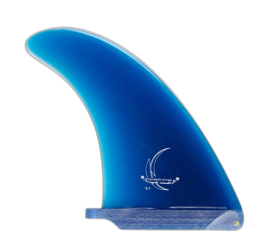Parrish Single Fin surfboard fin in Blue by True Ames - Pemulis Water & Power