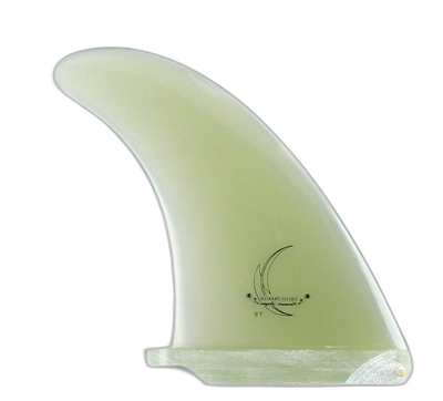 Parrish Single Fin surfboard fin in Clear by True Ames - Pemulis Water & Power